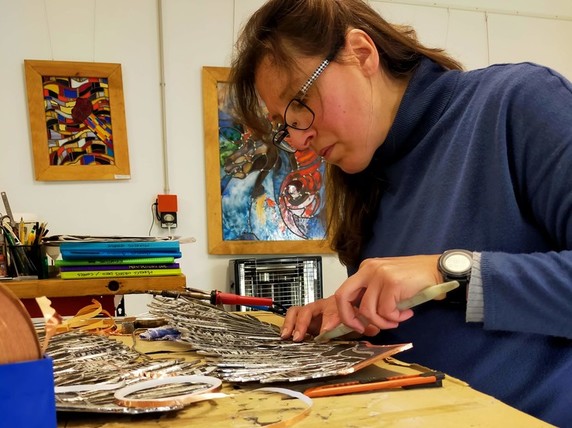 Technique du vitrail, par l'atelier Verretige