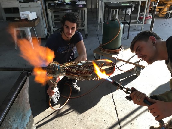 Techniques du travail du verre