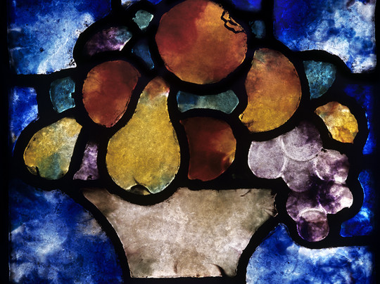 The museum's stained glass collections