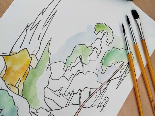 Instant watercolor - for everyone