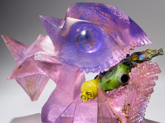 Glass paste - From art object to sculpture