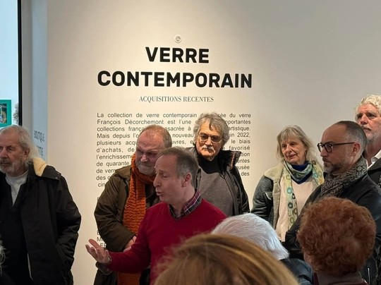 Inauguration de l'exposition : Acquisitions récentes de verre contemporain