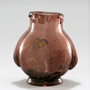 Vase en verre d'Auguste Jean