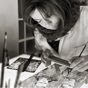 Fanny Fichera au travail