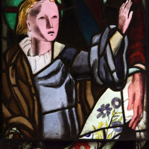 Vitrail Notre Dame de la vie intérieure de Pauline Peugniez Vitrail Notre Dame de la vie intérieure de Pauline Peugniez