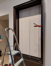 Installation of the stained glass window of the Spanish people of Décorchemont