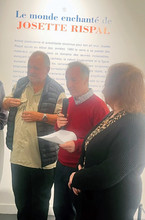 Inauguration exposition Le Monde enchanté de Josette Rispal