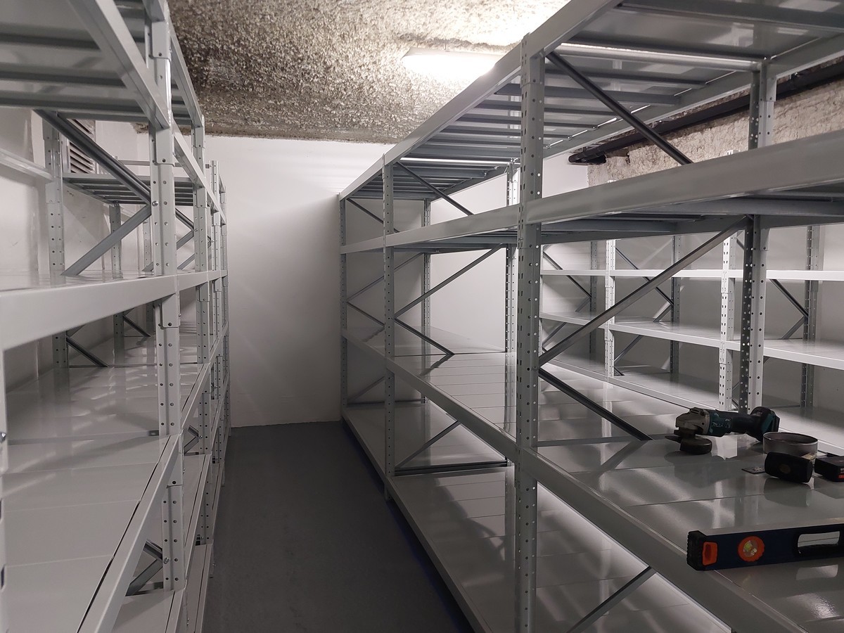 Aménagement des réserves du musée du verre François Décorchemont