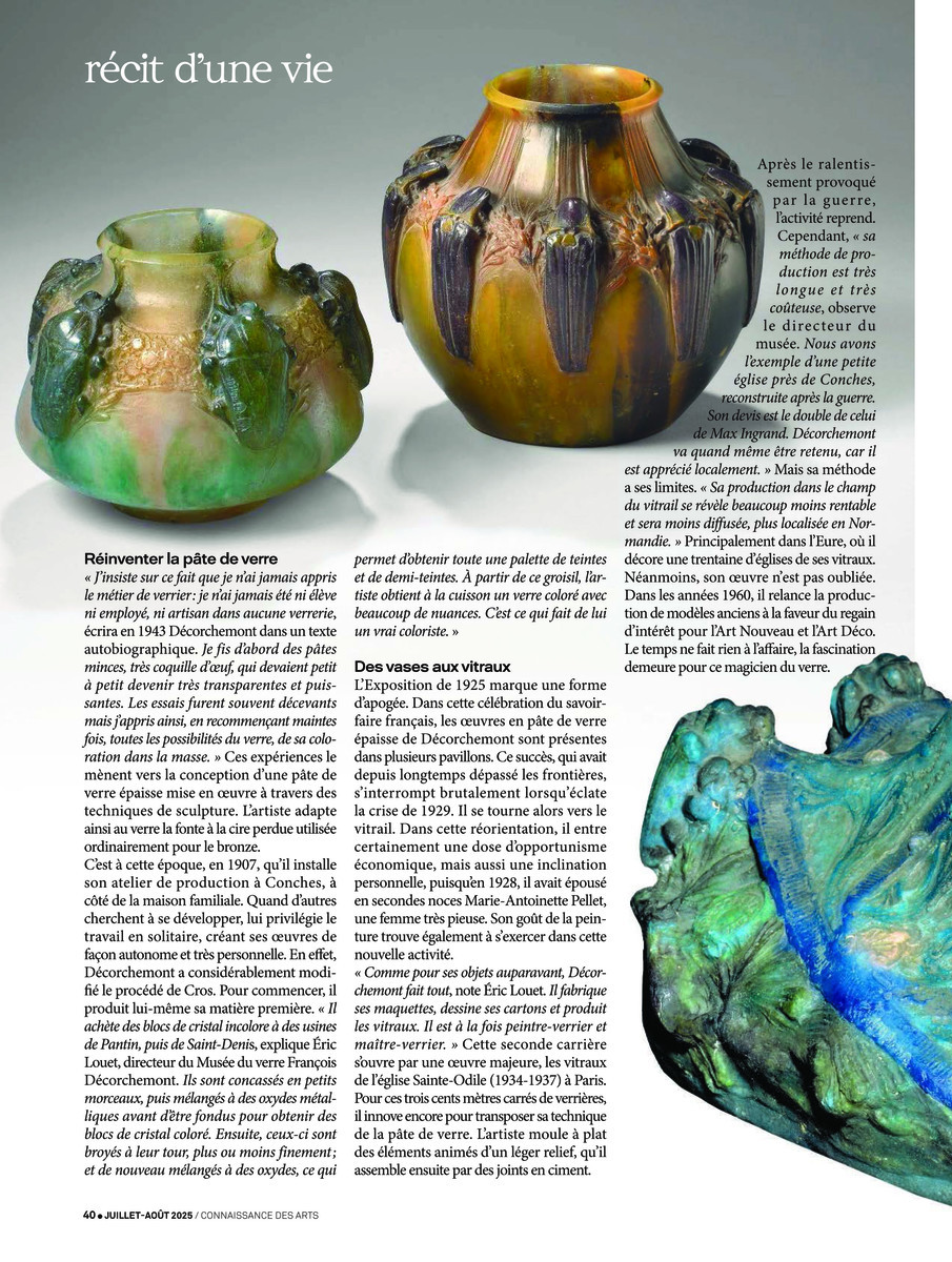 Connaissance des arts - juillet 2025 - p40