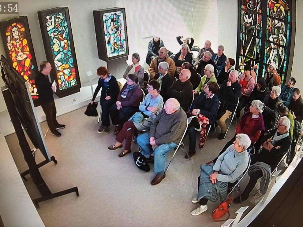 Présentation de la séance de projection du film Antoine Leperlier, ni verrier, ni peintre, ni sculpteur